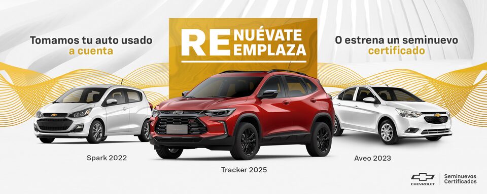 Aquí podrás elegir el seminuevo de tu preferencia ó también valuar tu vehículo para que lo tomen a cuenta y salgas estrenando tu nuevo Chevrolet.